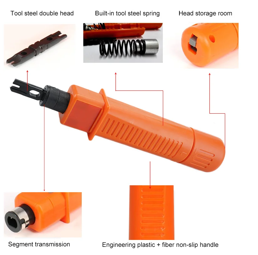 Network Rj45 Cat5 Rj11 Ht314/ht314b Impact Punch Down Tool Buy