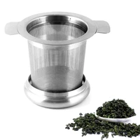 

Double Handles New Design Polish Stainless Steel Tea Cup Infuser For Tea Brewing