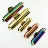 70 mm 110 mm luxury gold rose gold colorful metal teeth clip for clipboard