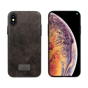 Leather Hard Plastic Phone Case iPhone MAX