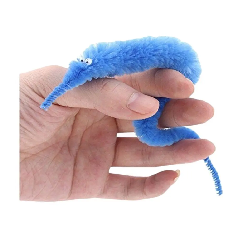 magic wiggly twisty fuzzy worm toy