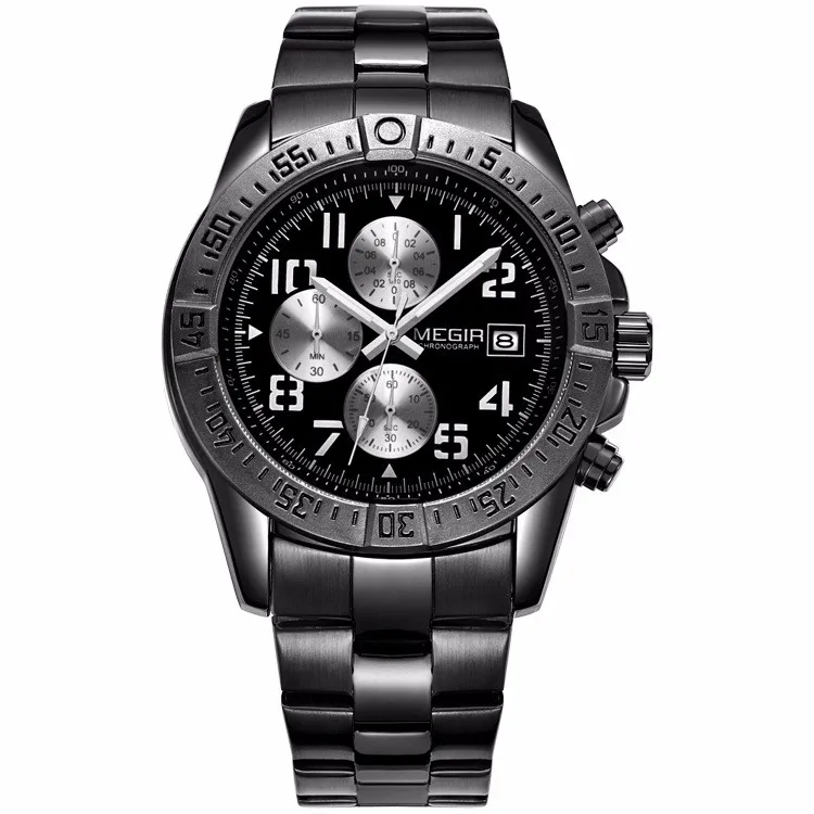 

MEGIR 2030 G Orologio Uomo Megir Quartz Wrist Watch Top Brand Luxury Famous Men Military Watch Sport Hodinky Erkek Kol Saati