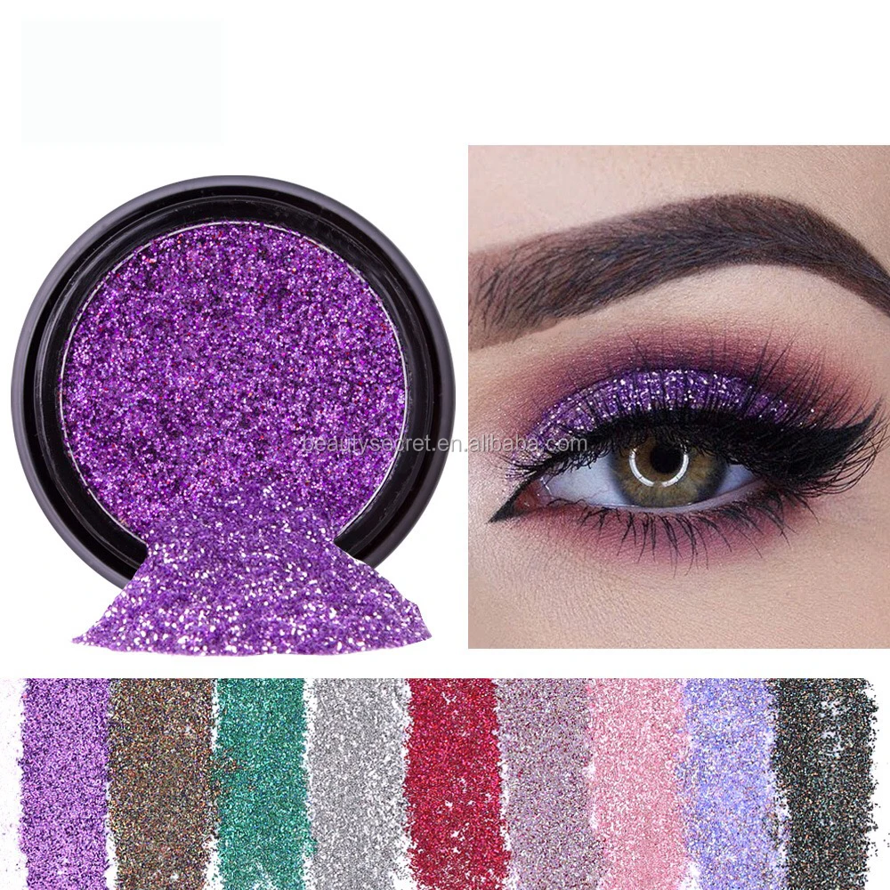 Single Eyeshadow Packaging Glitter Eyeshadow Makeup Waterproof