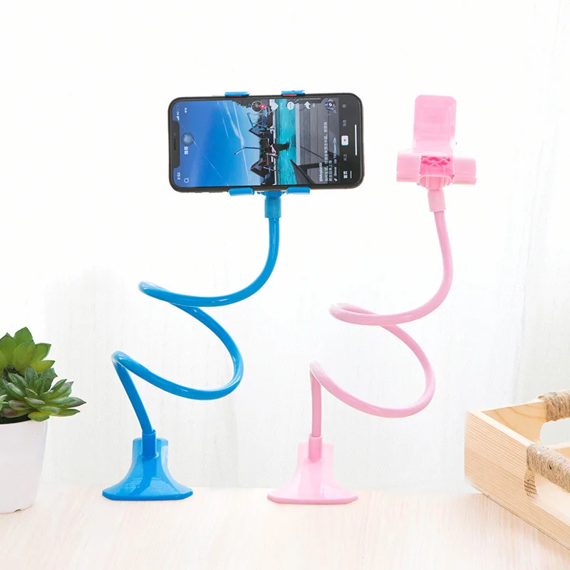 

360 Degree Rotate Flexible Phone Holder Stand For Mobilephone Universal Long Arm Lazy Bed Tablet Bracket, White,pink,black,red,yellow,bule,dark bule,purple