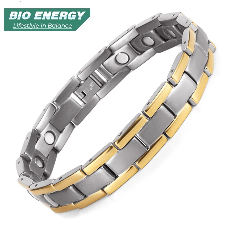 BIO ENERGY Magnetic Jewelry Manufacturer Low MOQ Titanium Magnetic Bracelets