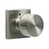 Satin nickel stainless steel privacy door knob , shower door knob