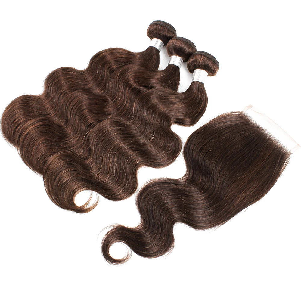 

Free Sample Large Stock 4# Body Wave Hair Raw Indian Hair Mink Raw Virgin Extension