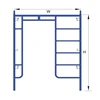Best Price For Hot Dip Galvanized Metal Stable Walk Through Steel Ladder Frame Galvanized Scaffolding System For Sale