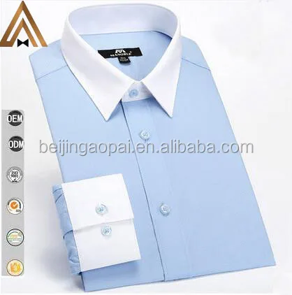 

Latest new model Chinese clothing cotton spandex business formal mens wholesale dress shirts, Solid