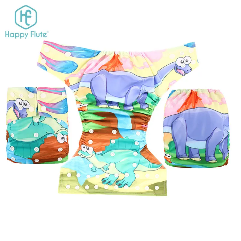 Happy Flute washable Cloth Diapers digital print adjustable  fits all nappies bamboo insert nappy, Colors