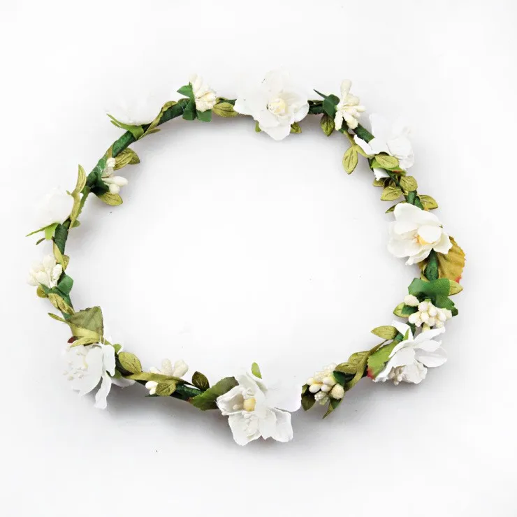 New style wedding headband with fabric flower crown jewelry
