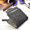 Small Money Purses Men Soft Leather Removable Card Slots Multifunction Men Male Clutch Wallet Purse