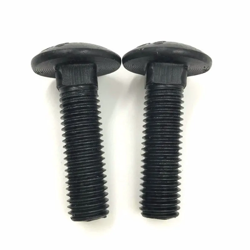 M18*100 Carbon Steel Grade 8.8 12.9 Black Oxide Carriage Bolt Buy Black Oxide Carriage Bolt,8.