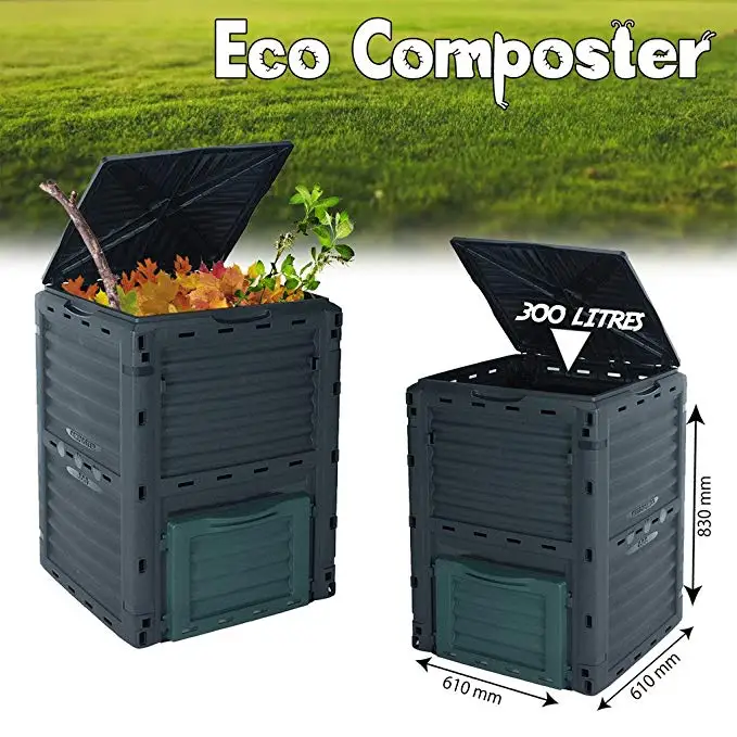 High Quality Plastic Compostable Food Waste Plastic Composters Garden