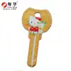 Hot sale low moq brass material hello kitty color blank keys with custom design for lock