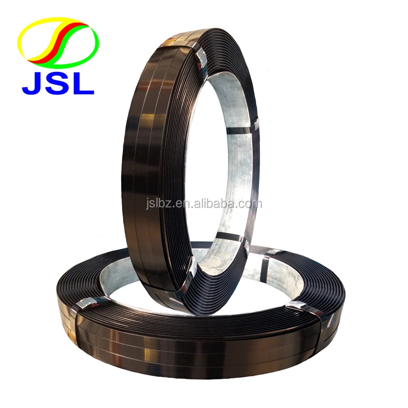 China Factory Blue And Black Painted Steel Binding Packing Strips Iron