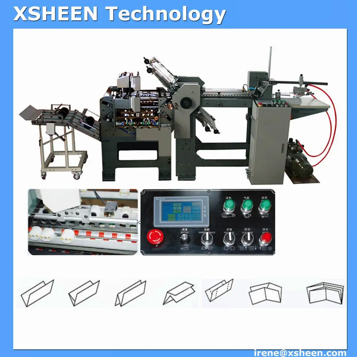 Paper Bag Folding Gluing Machine,Folding Tissue Paper Napkins,High