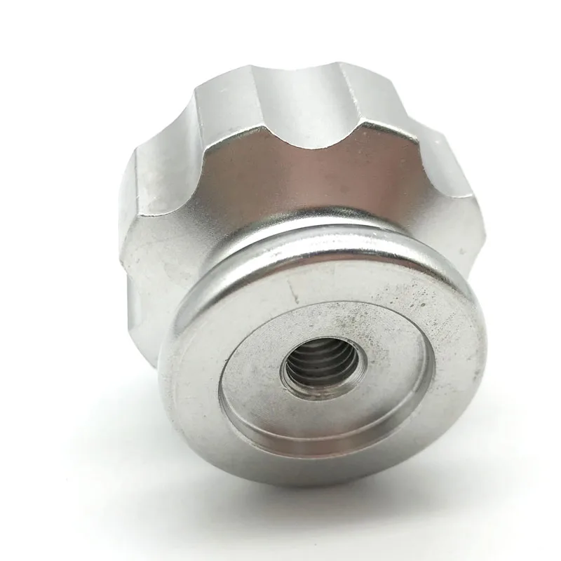 Customized Cnc Milling Machined Stainless Steel Aluminum Alloy Knurled Knob