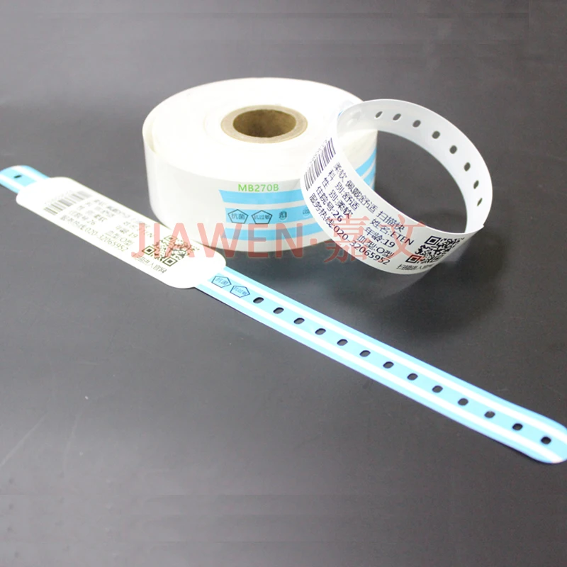 Waterproof Disposable Medical Bracelet Mb270,Thermal Medical Paper