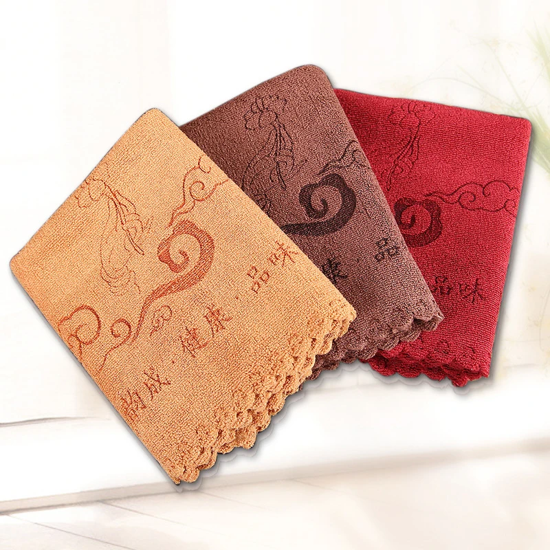 
Luxury Super Microfiber Customized Quick Dry Tea Towel Made in China 
