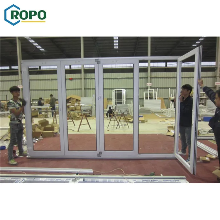 Nzs4211 Hurricane Impact Glass Upvc Multifold Sliding Doors Open