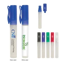 

Innovative 10 ml pocket natural scented water refillable anti fungal blank logo small plastic spray pen personal hand sanitizer