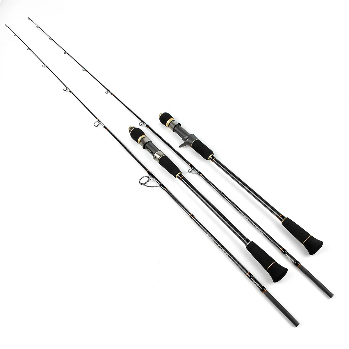 

Nice quality 1.8m saltwater fishing rod carbon casting, Golden