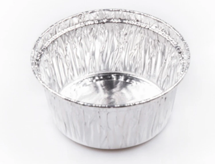 Disposable Small Round Aluminum Foil Cake Baking Tray 8011 Dessert