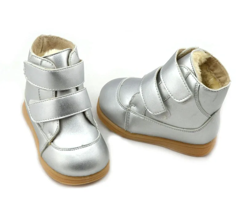 silver toddler boots