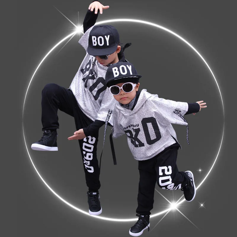 

Hip-hop Fashion Wholesale New Style Boys Street Dance Costume Jazz Performance Wear ZH7017