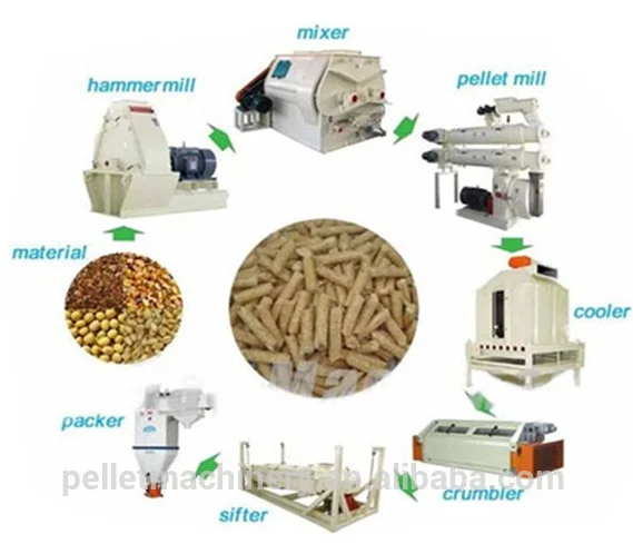 Poultry Farm Needed Chicken Feed Pellet Mill