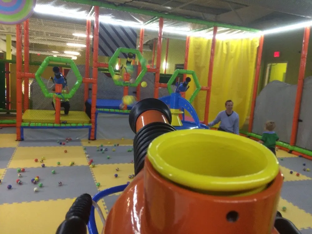 Indoor playground small gymnastic trampoline park