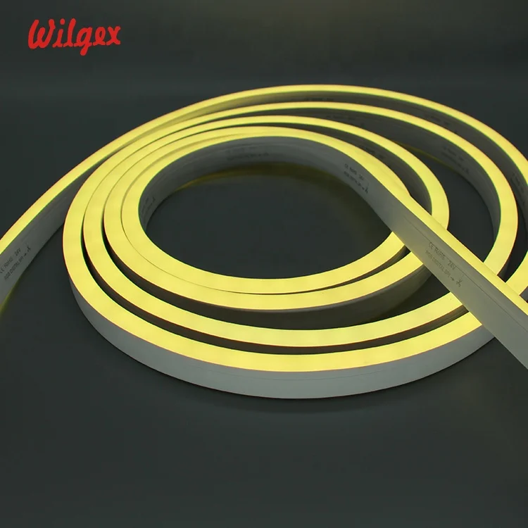 10x20mm PWM RGB sign custom ip68 tube strip lights rope ultra thin mini outdoor linear 24v RGB led neon flex