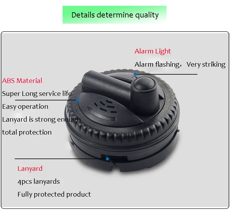 thumbnail image 2 of Alpha Attack Mini Spider Wrap Anti-Theft Security Tag Device With Z Alarm - NEW, No Key 2 of 4