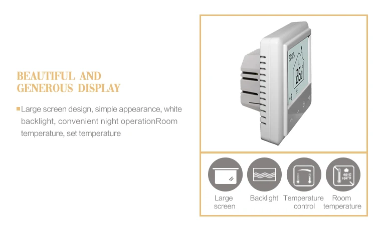 Thermostat for Floor Heating System With Sensor Remote Zigbee Wireless Tuya IOS Android - ANKUX.COM