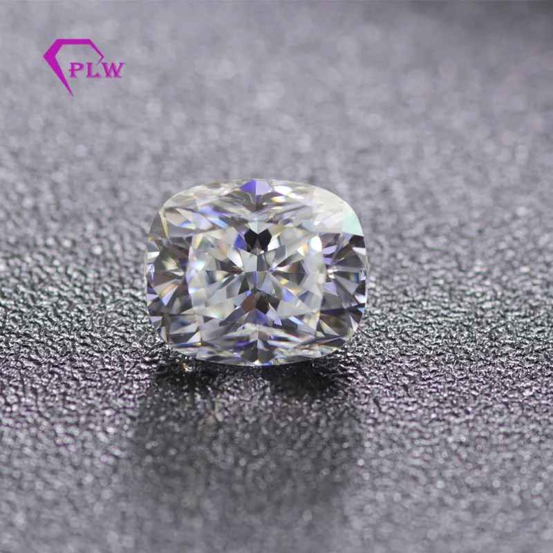 

wholesale supplier 9x7mm elongate cushion moissanite stone with radiant cut, Def gh ij