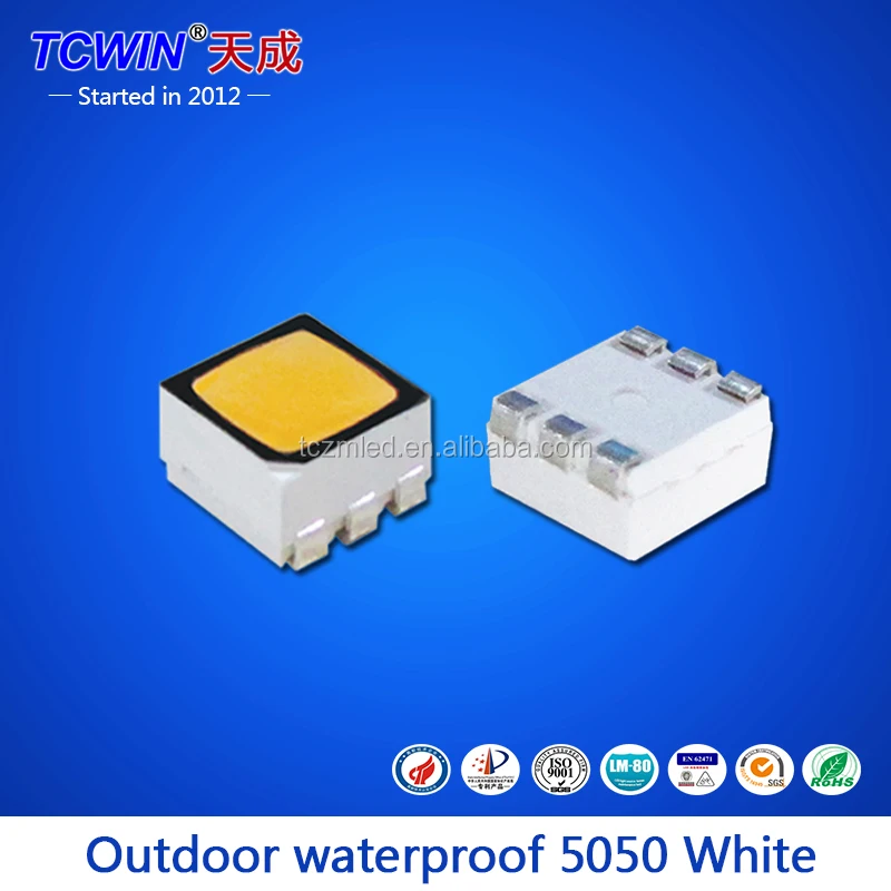 Square SMD LED shape water-proof 5mm smd led white color