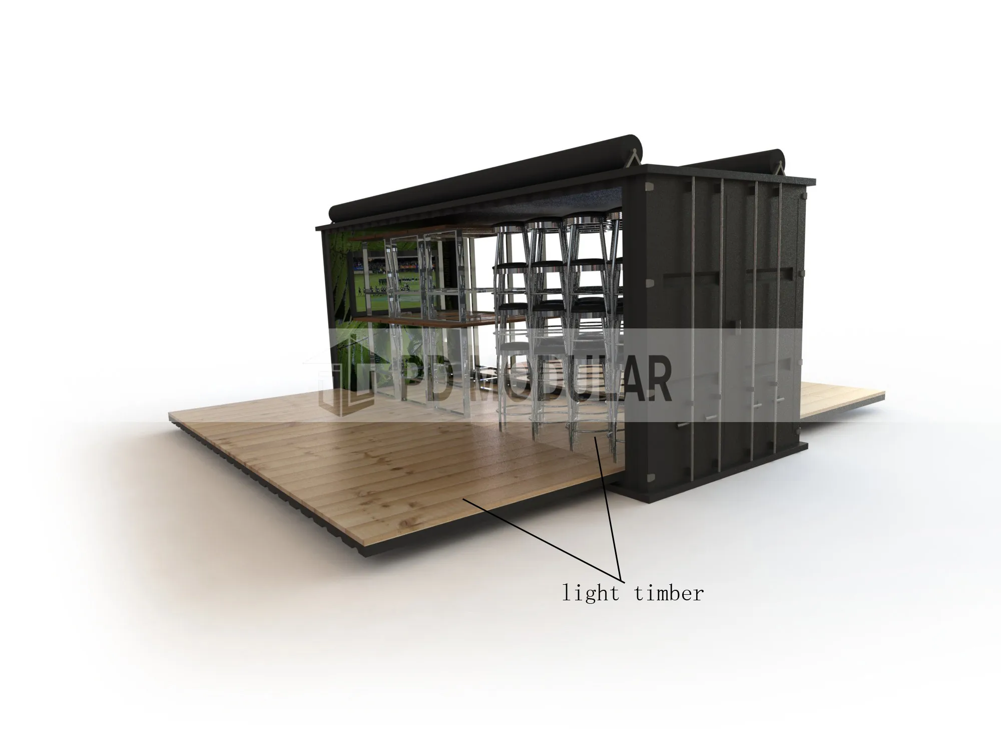 expandable living container house