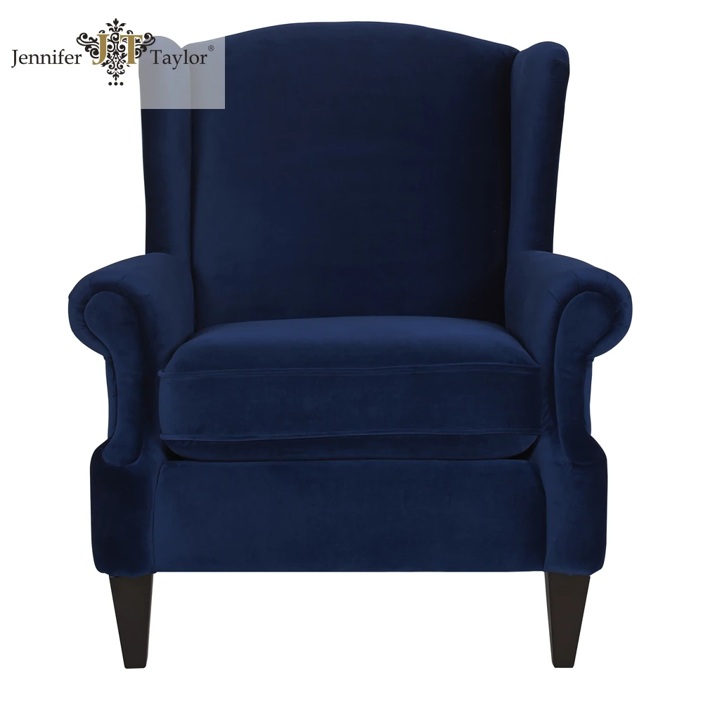 One Seat Wood Fabric Upholstered Single Couch Leisure Sofa Design Product On Alibaba