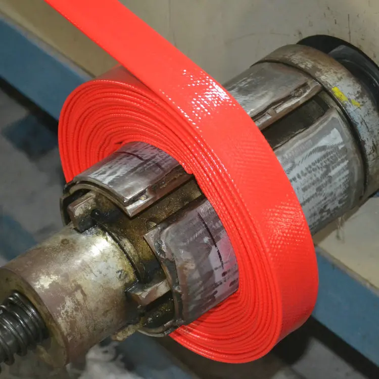 
High Quality Water Irrigation PVC Lay flat Hose with Lock Fittings for Water Pump 