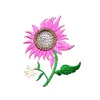 Wholesale Clothes Patch Iron On Logo Embroidered Custom Woven Badge Flower Patch