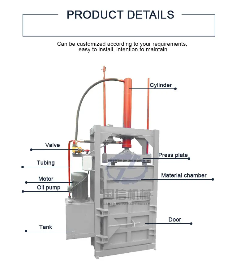 small cardboard baler details 