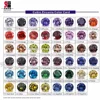 AAA color bulk gemstones european machine cut round 1mm to 12mm cubic zirconia stone