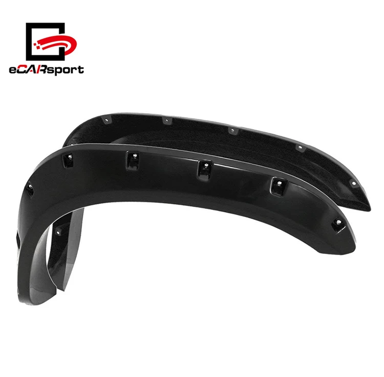 Abs Pocket Rivet Style Wheel Well Wide Body Fender Flares Trim For