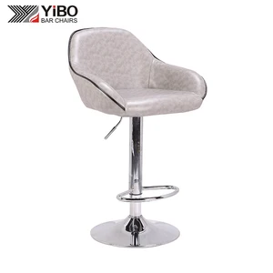 Hot Sale Half Moon Bar High Chair Leather Kitchen Luxury Bar Chair