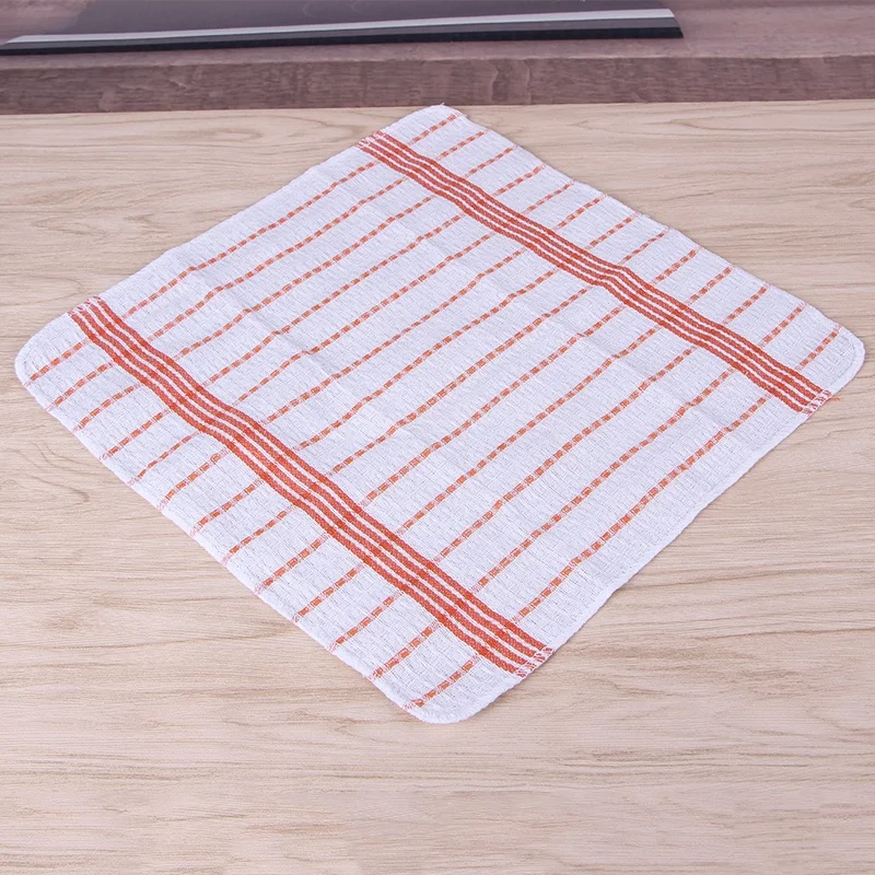 doctorhome wholesale kitchen table cleaning cloth cotton yarn dyed dish washing cloth