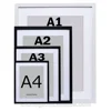 A1 A2 A3 A4 wood mounting picture frames