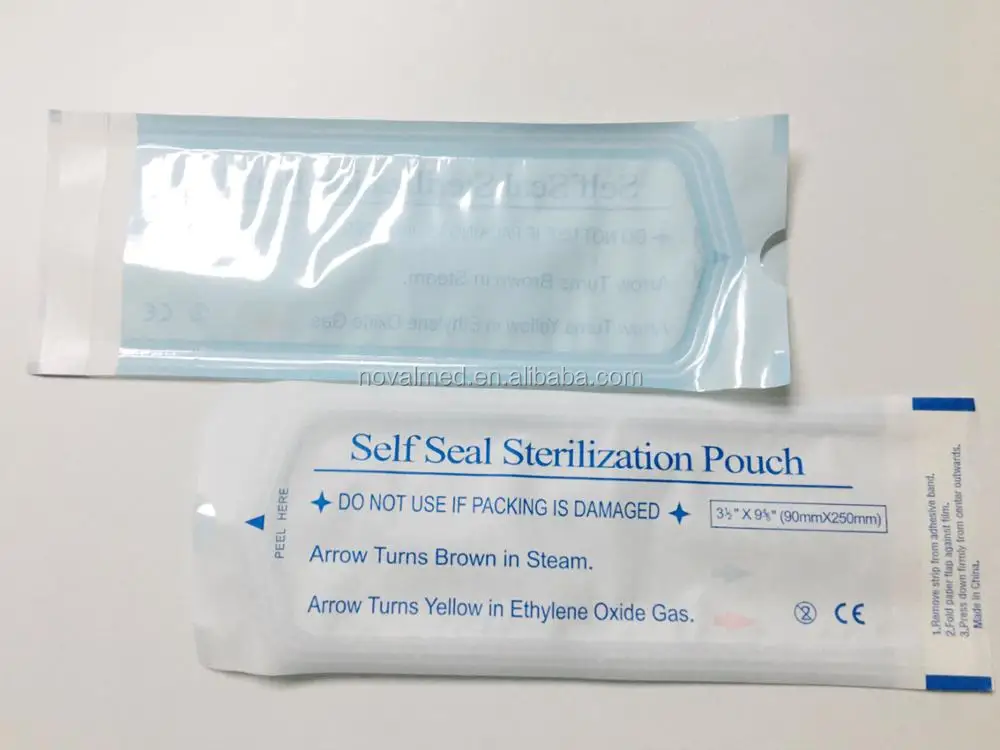Disposable Autoclave Sterilized Packing Bag Self Sealing Sterilization