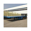 3 Axles 20ft Shipping 40 Ft Flat Bed Tanzania Used Flatbed Trailer