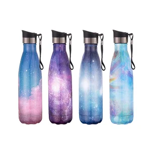 Vacuum Flask double wall Stainless Steel Water Bottle with lifting Rope